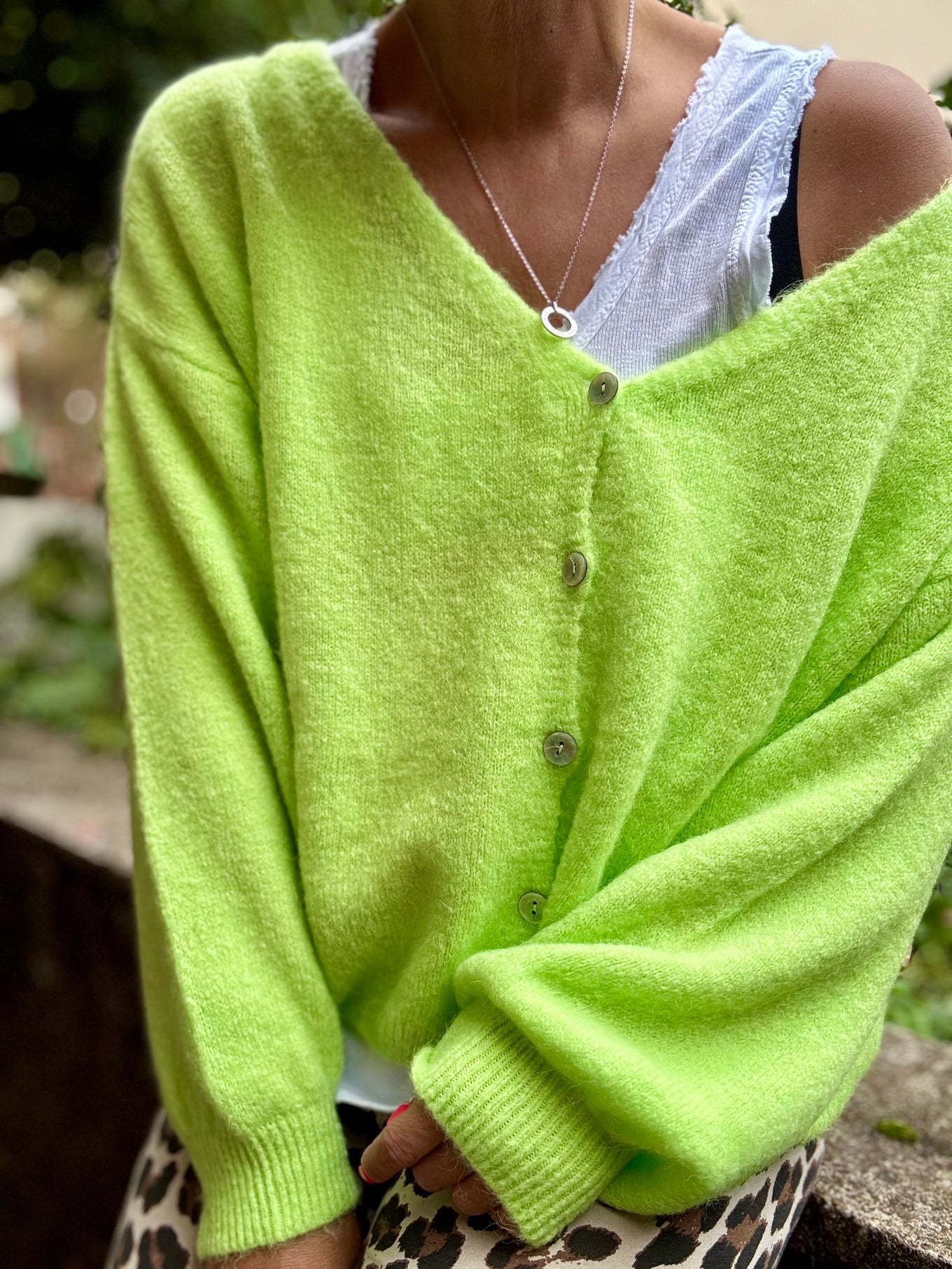 Strickjacke Cardigan Alpaca