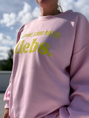 Oversize Sweatshirt Sonne Sand Meer liebs