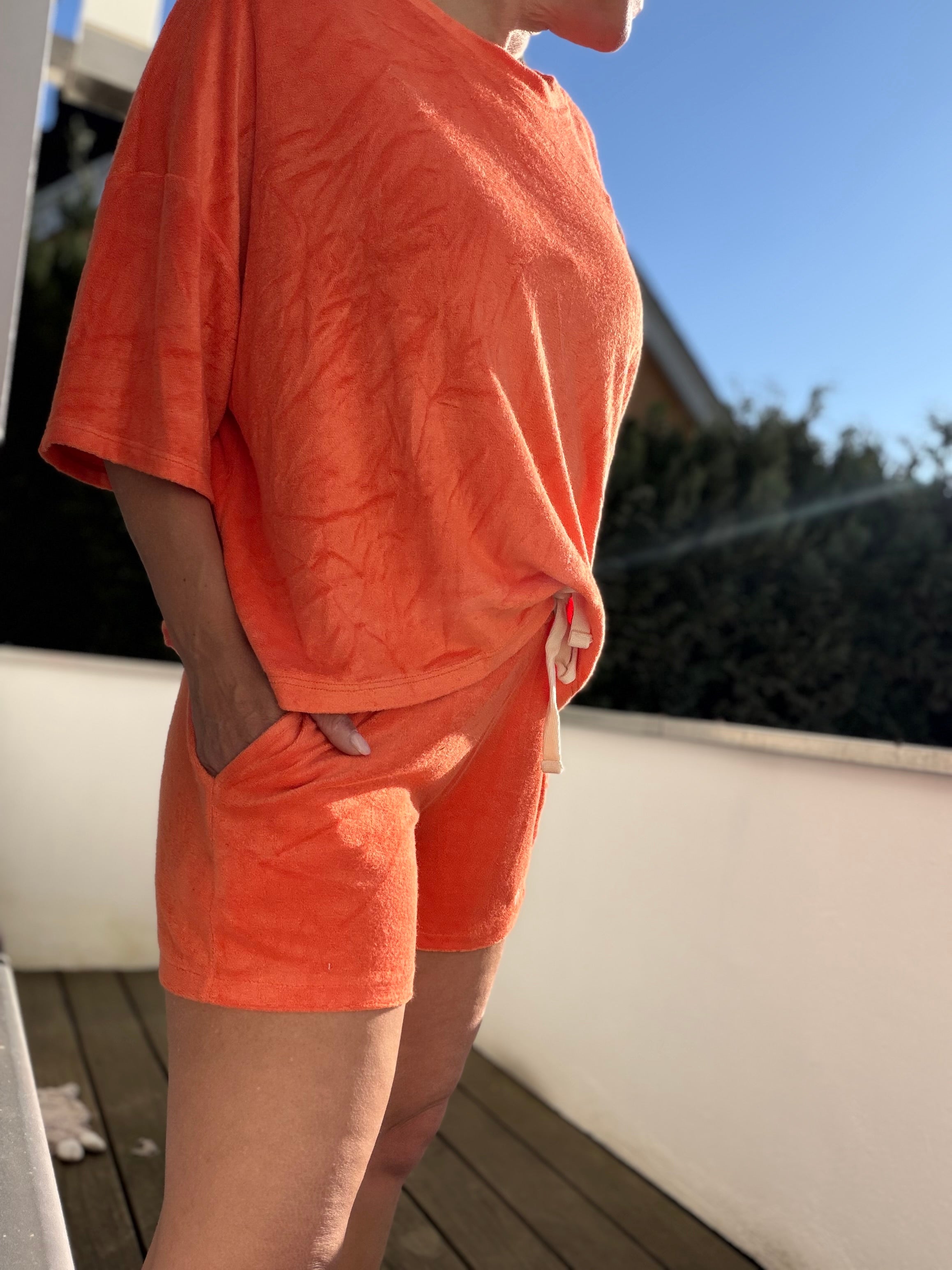 Onesize Shorts & Shirt Frottee