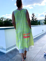 Onesize Kleid Zebra Sonne Sand Meer Liebs.