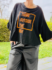 Oversize Shirt think outside the box