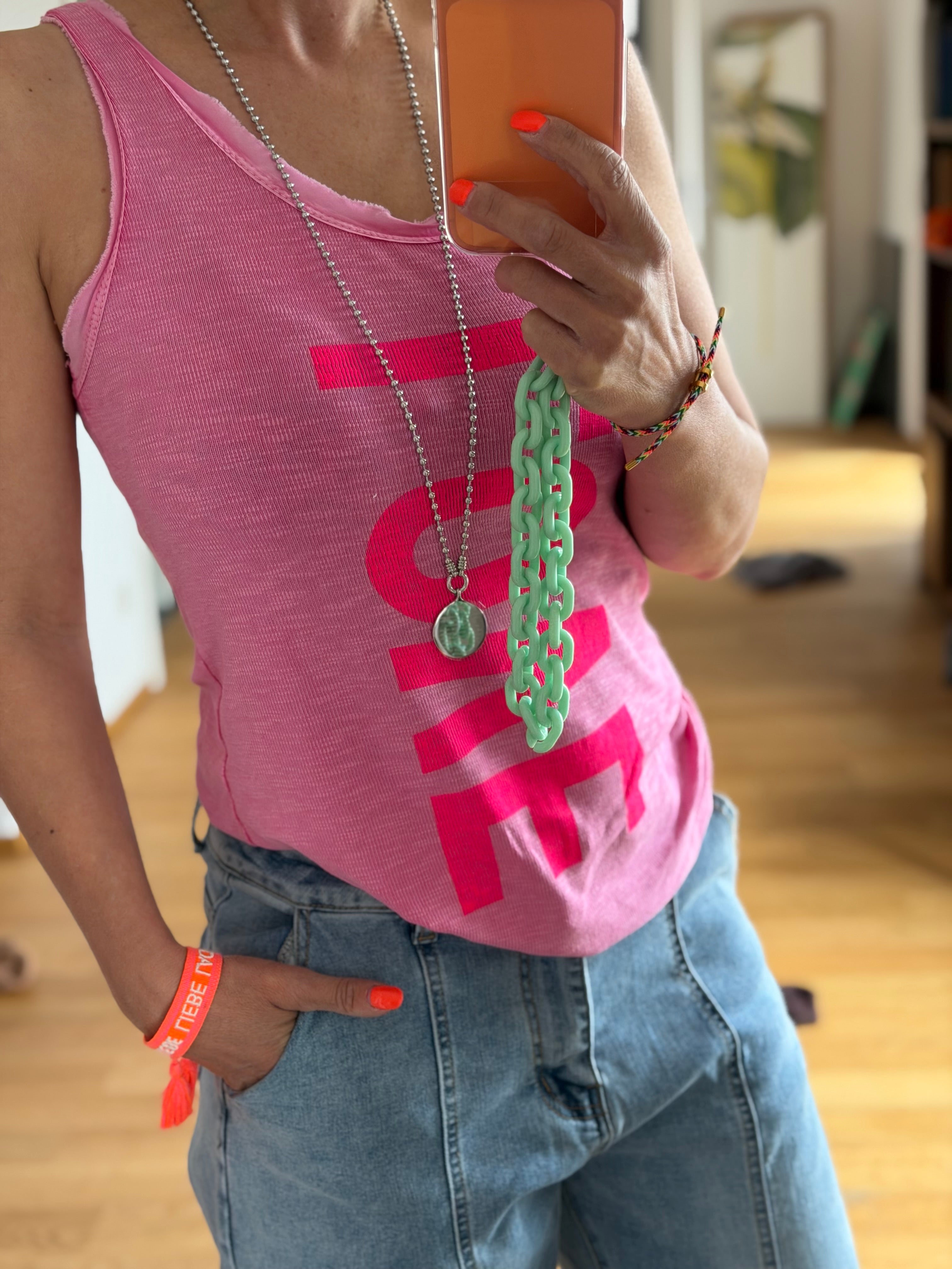 TOP LOVE, pink oder weiß