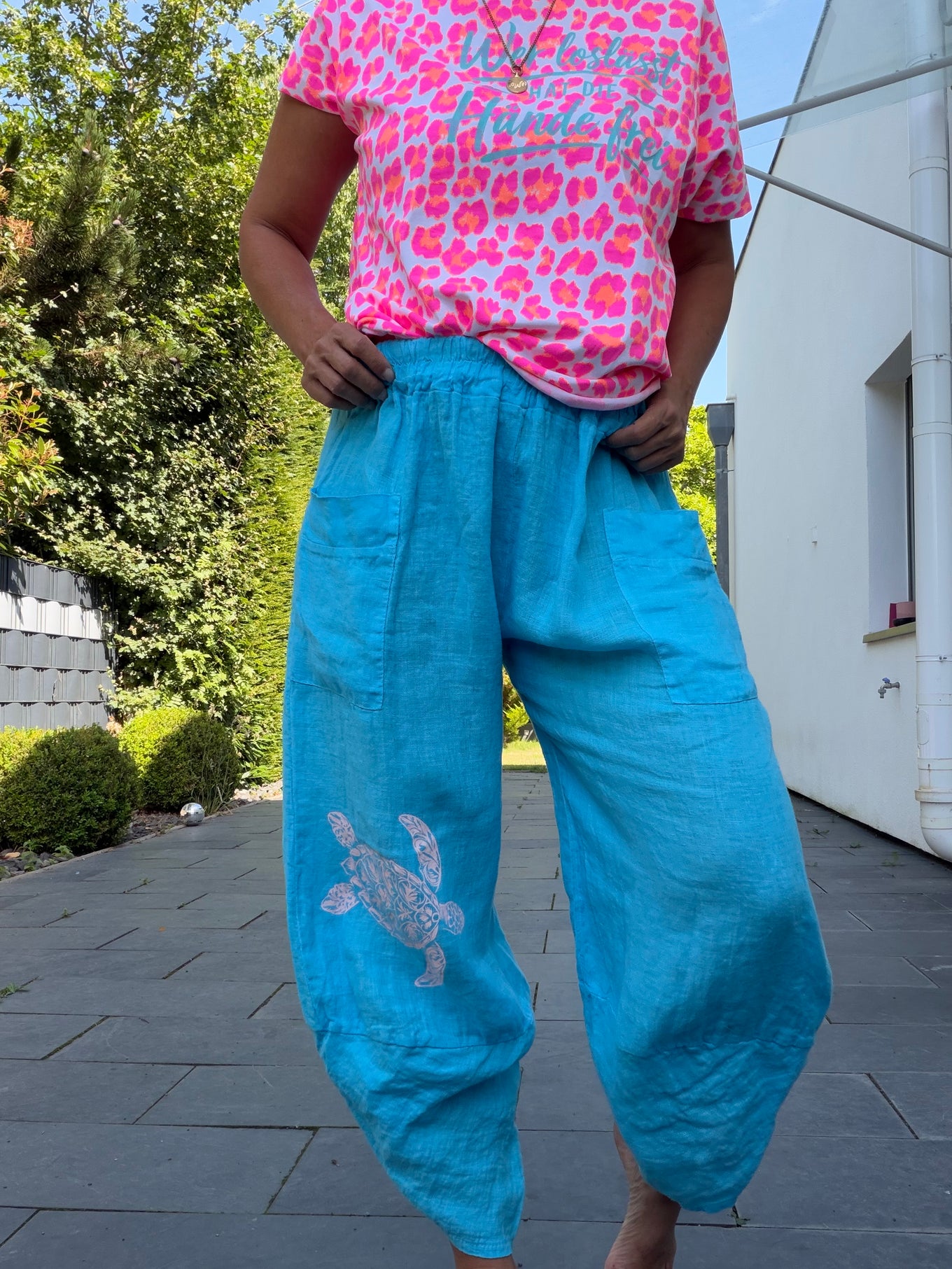 geilste Leinen Hose Leinenhose, 6 Farben