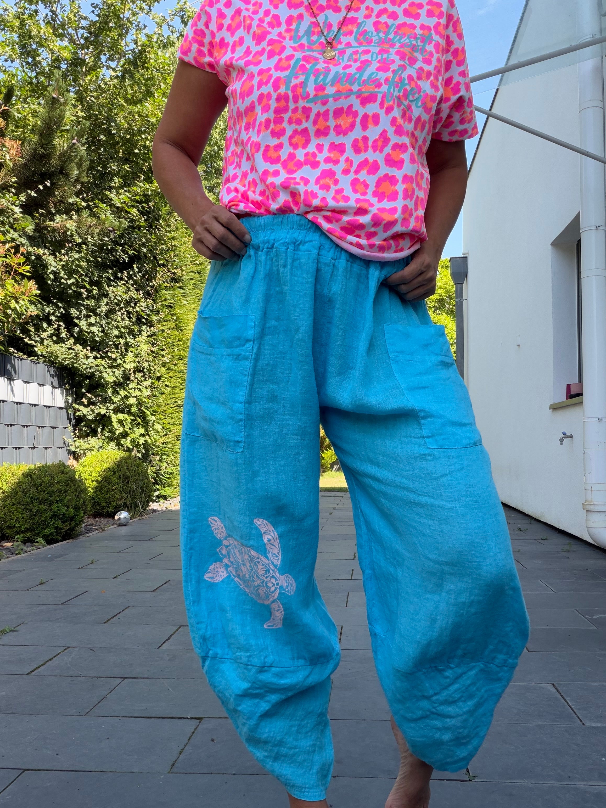 geilste Leinen Hose Leinenhose, 6 Farben