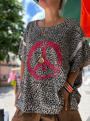 Oversize Leo Shirt PEACE