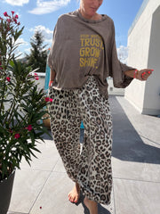 Oversize Shirt stop waiting. TRUST GROW SHINE
