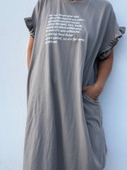 T-Shirt Kleid Namaste