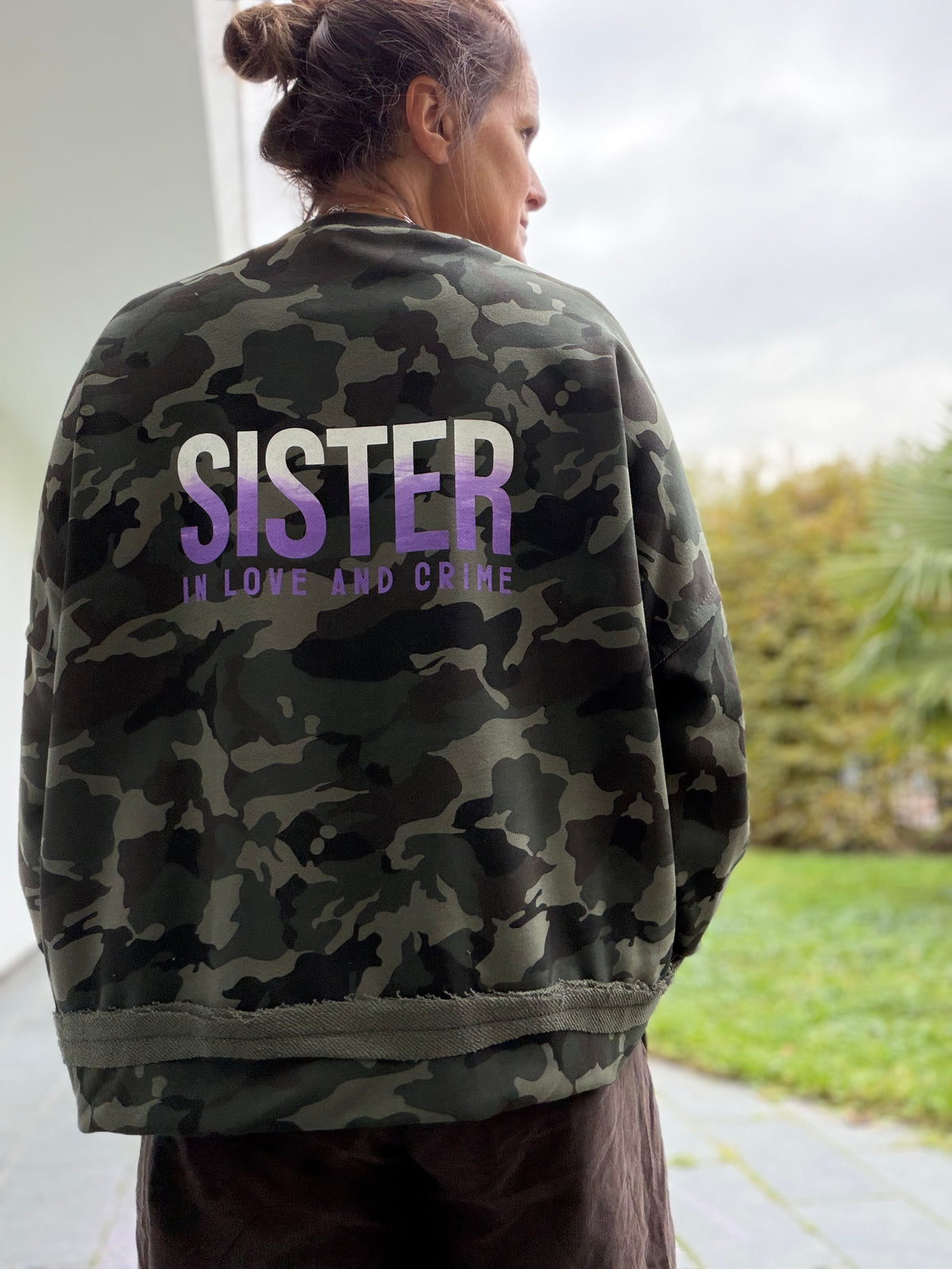 Lieblings Oversize Sweatshirt Camouflage SISTER