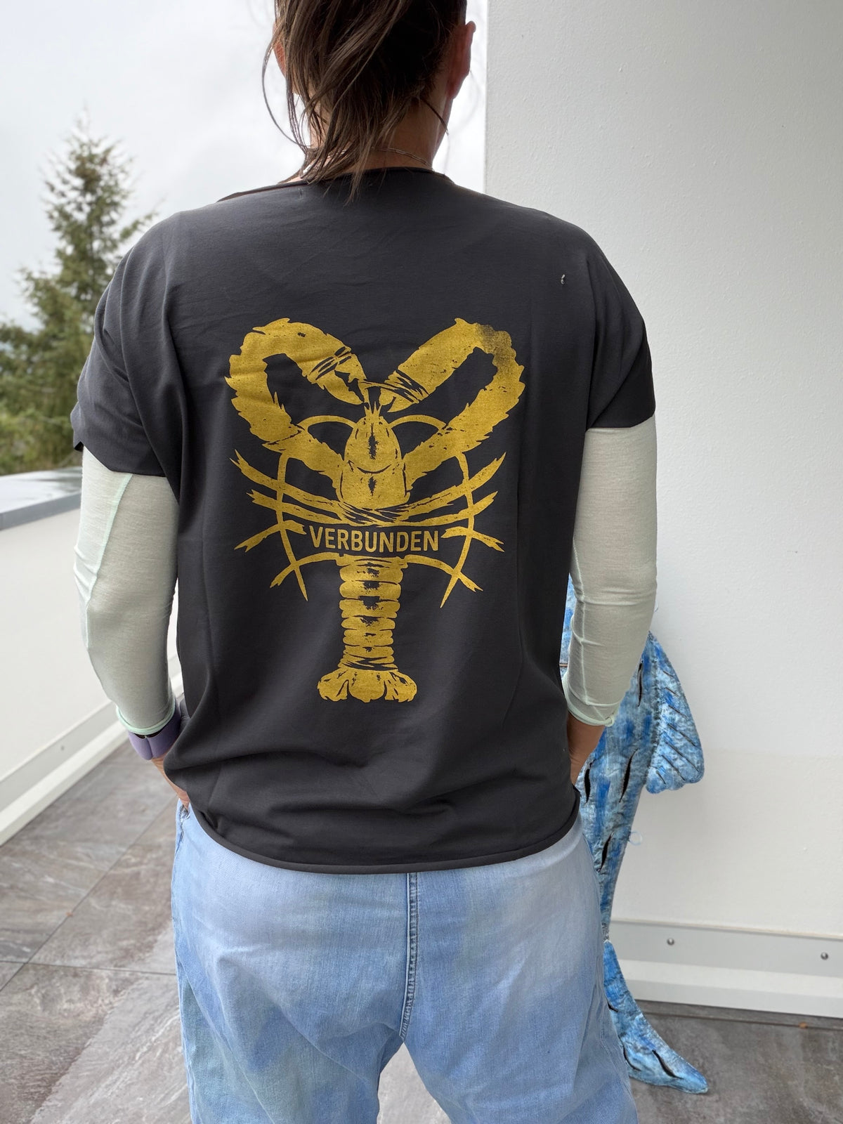 T-Shirt Hummer „verbunden“