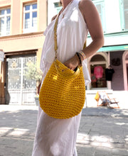 Shopper Beutel Tasche gelb