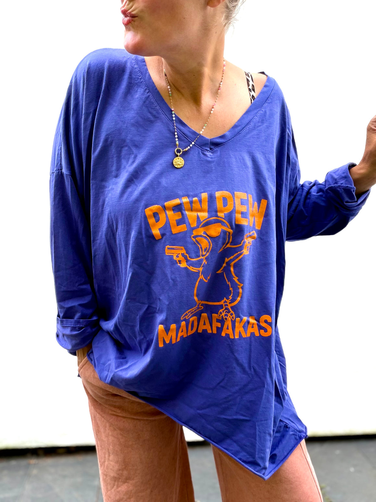 PEW PEW madafakas BIGSIZE Shirt, 2 Farben