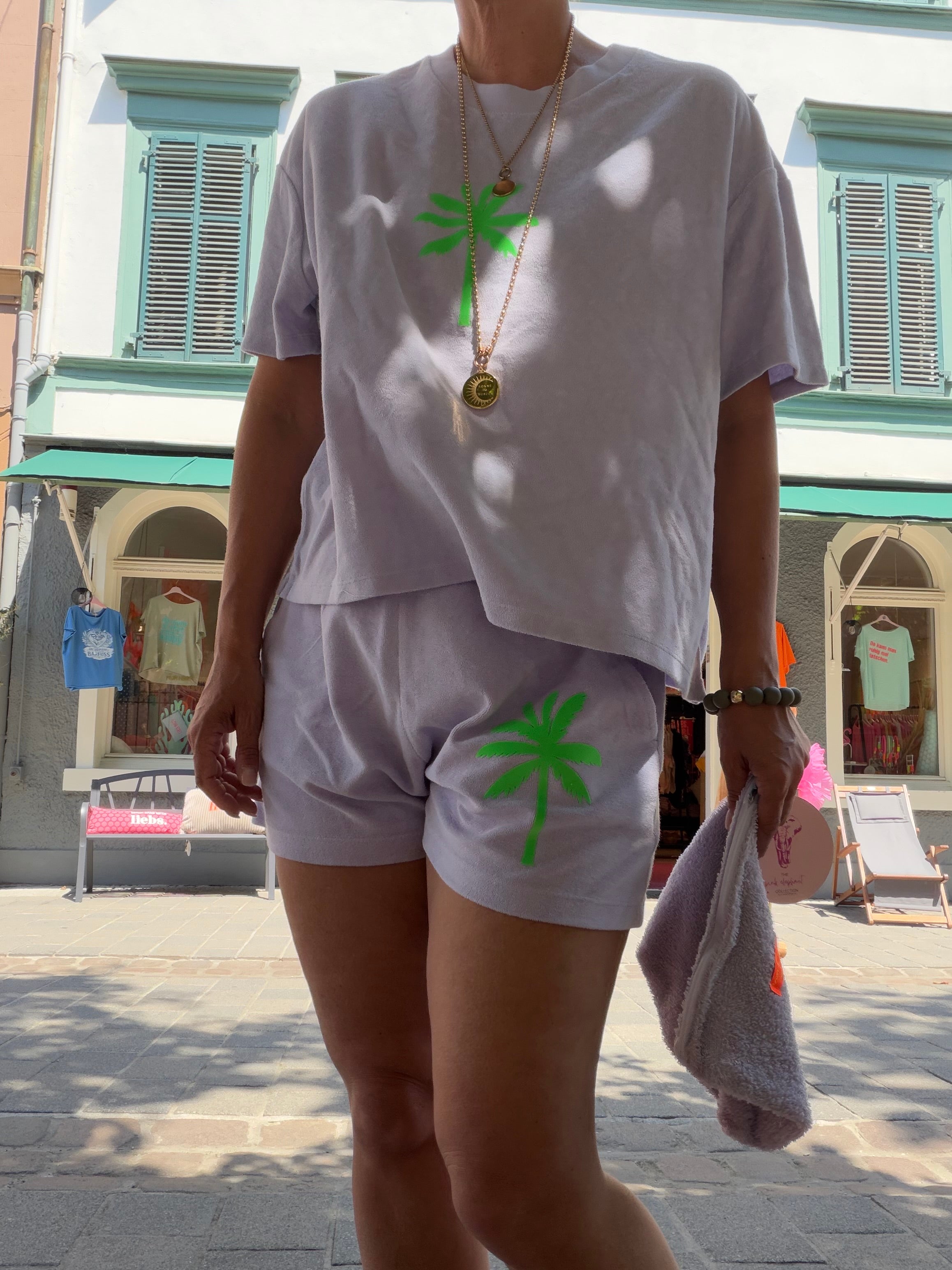 Frottee Zweiteiler Palme