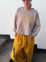 Wundervolles Crop Shirt don‘t believe everything you think