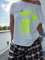 T-Shirt Kuh NO STRESS NO RULES JUST BE