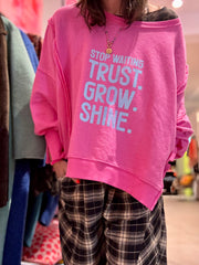 Lieblings Sweatshirt TRUST GROW SHINE