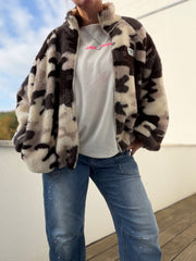 Lieblings Teddy Jacke Camouflage