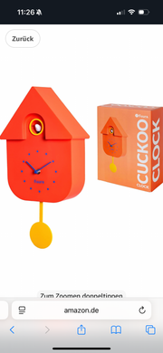 Inas Kuckucksuhr orange