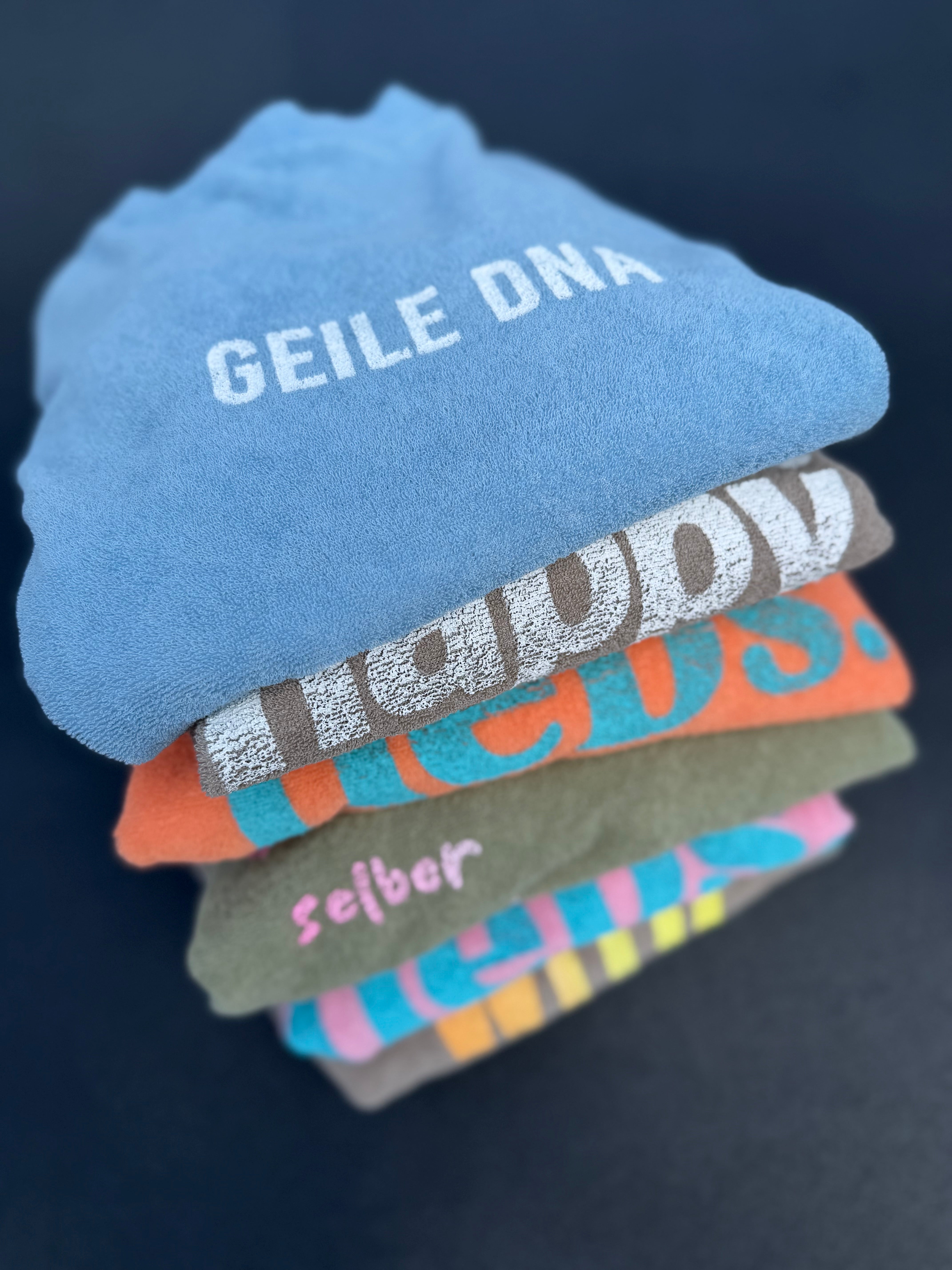 Frottee Shirt, Einzelstücke