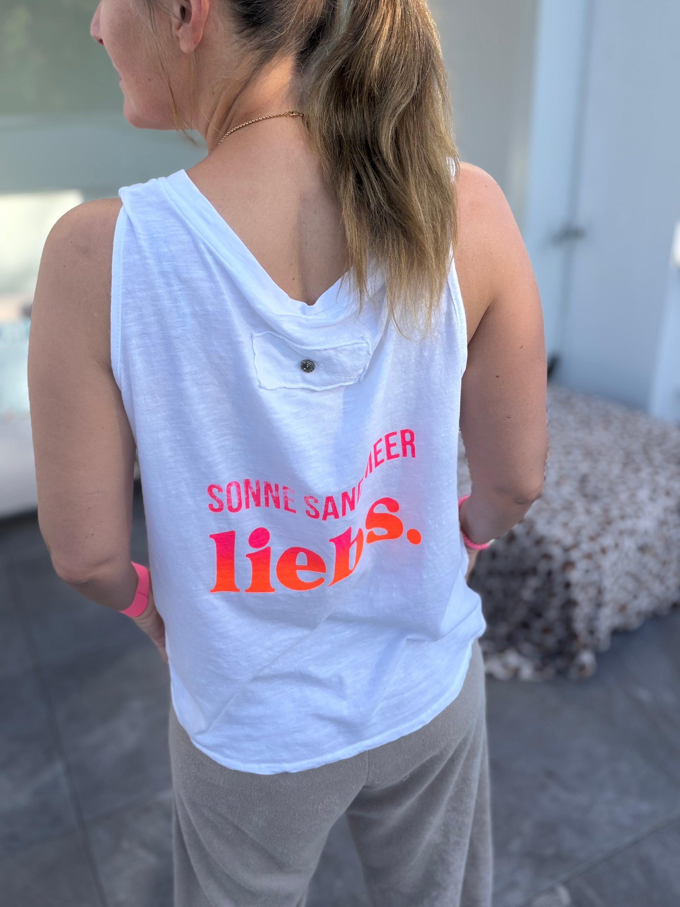 Oversize TOP Sonne Sand Meer liebs.