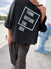 Oversize Shirt think outside the box