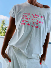 T-Shirt Fisch ins Gesicht