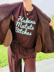 Hose Polka Dots brown