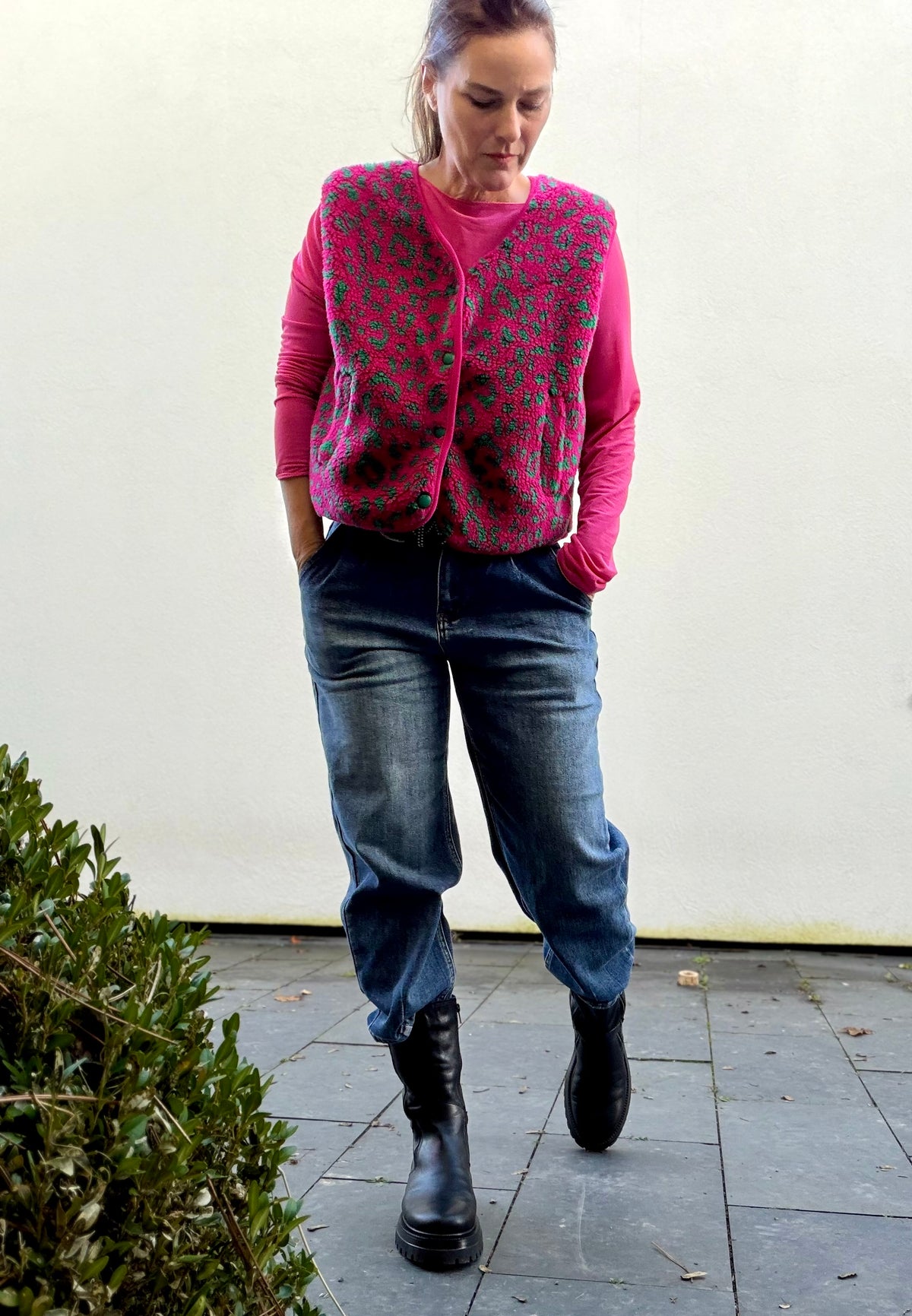 Cashmere top uni