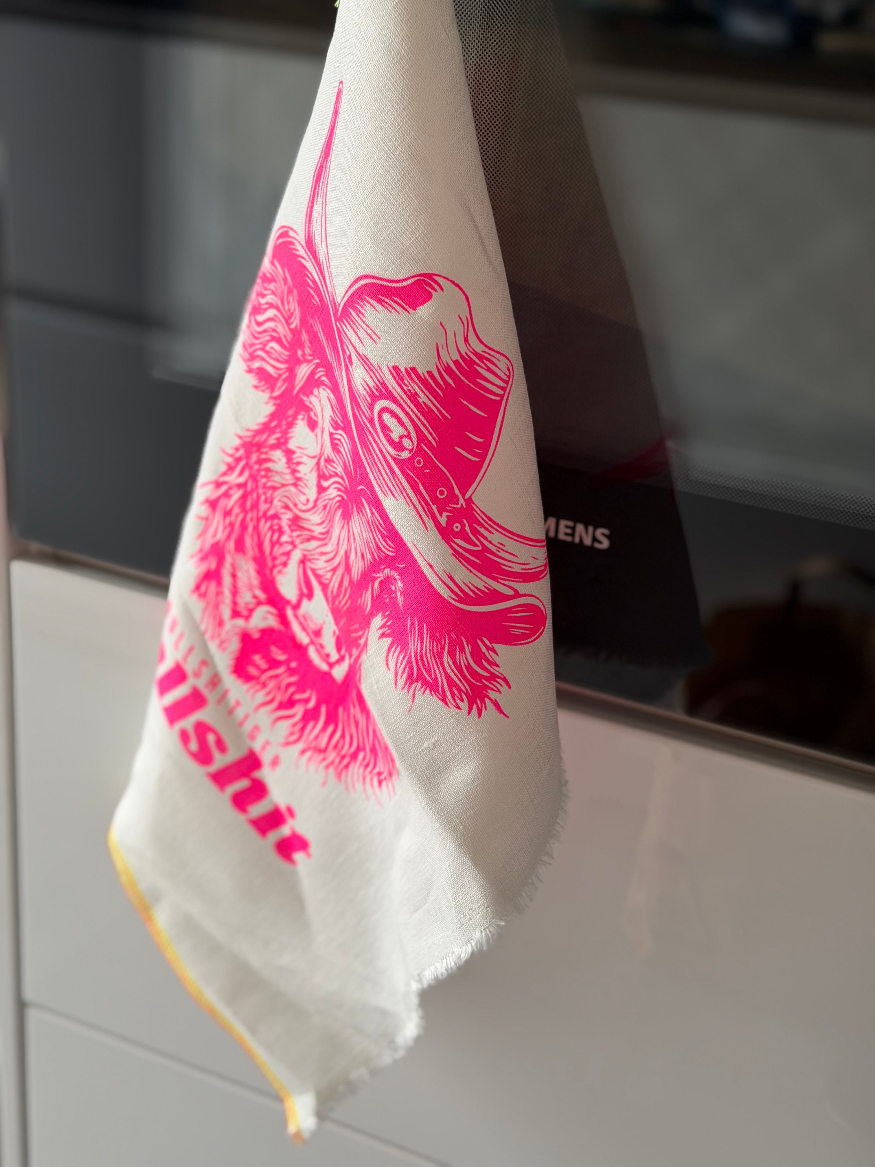 Leinen Geschirrtuch Küchentuch bullshitiger Bullshit