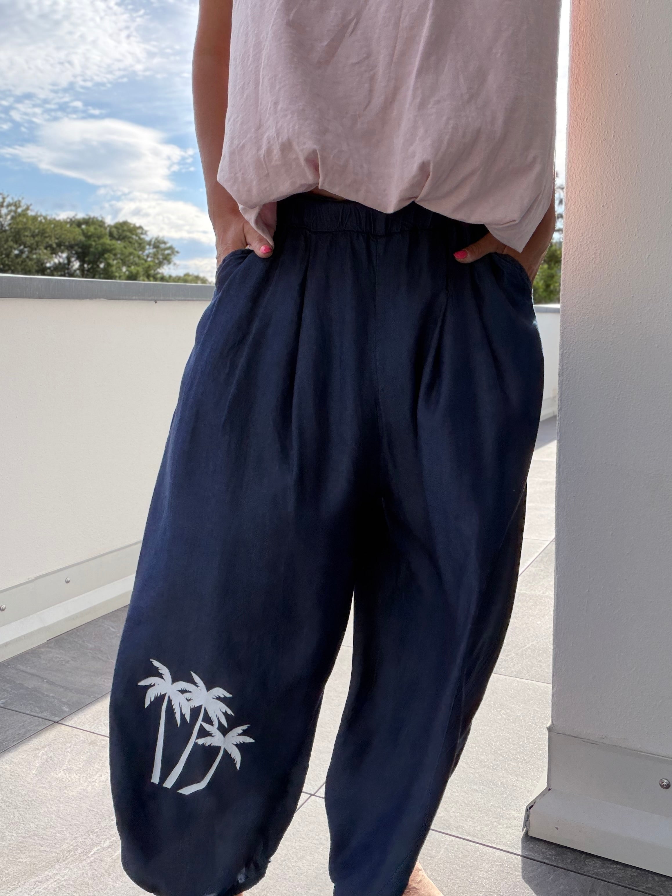 Jeans Hosenrock Palme