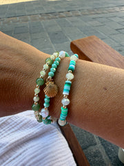 3er Set Armband Muschel