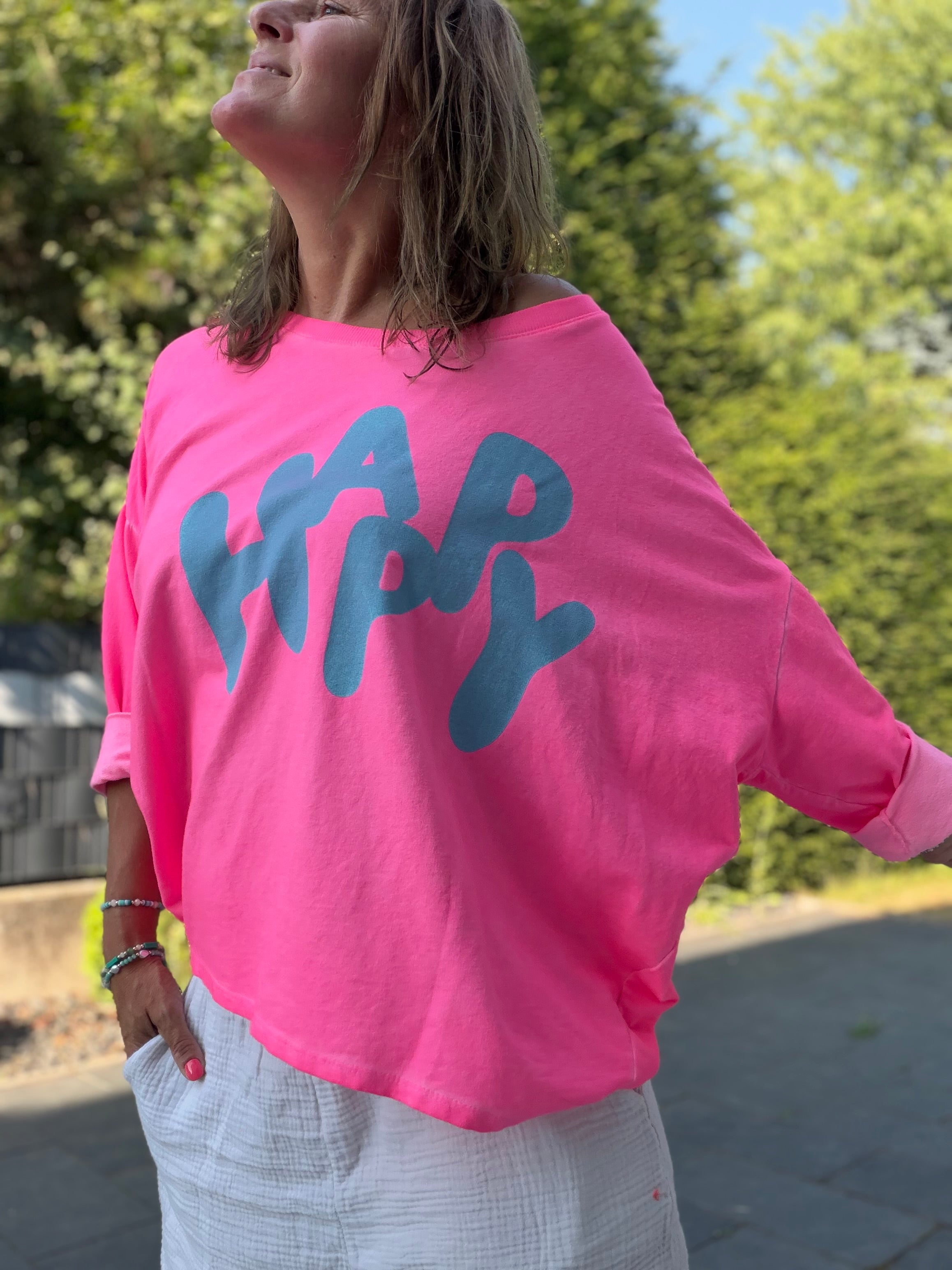 Lieblingsshirt NEON happy