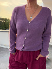 Strickjacke Cardigan Alpaca, viele Farben