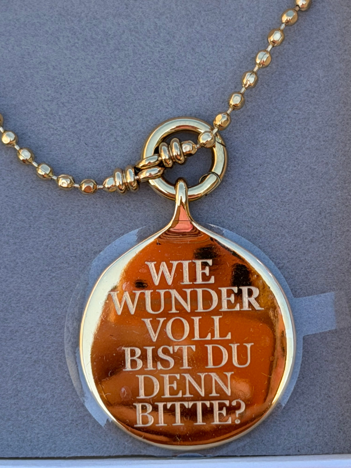 Kette „wie wundervoll bist du denn bitte?“