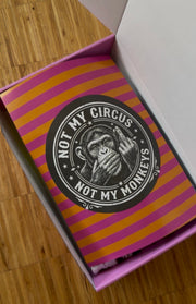 Poster Not my monkey, Not my Circus