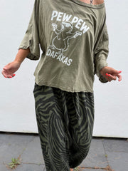 Oversize Shirt pew pew madafakas