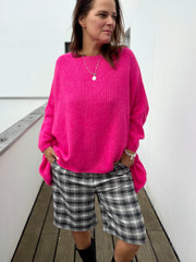 Strickpullover Oversize pink