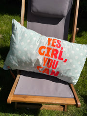 Kissen Yes Girl you can