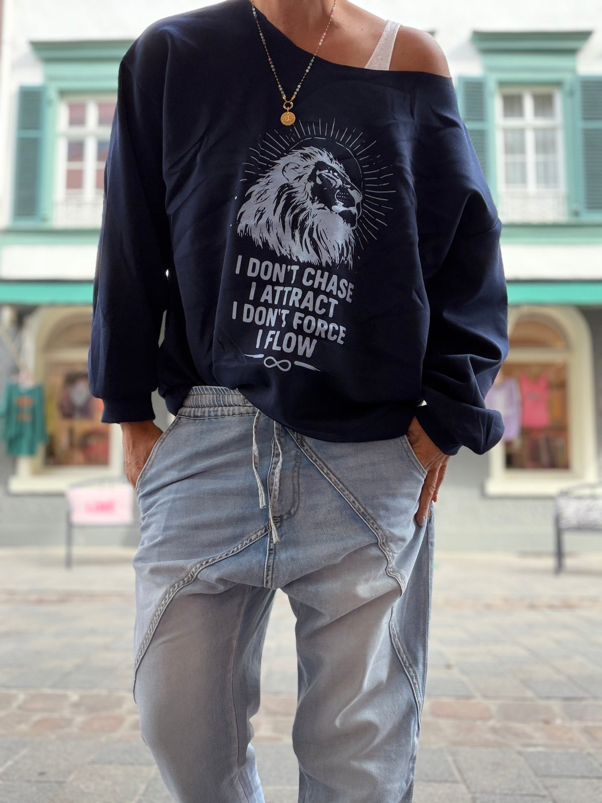 Oversize Sweatshirt Löwe Lion