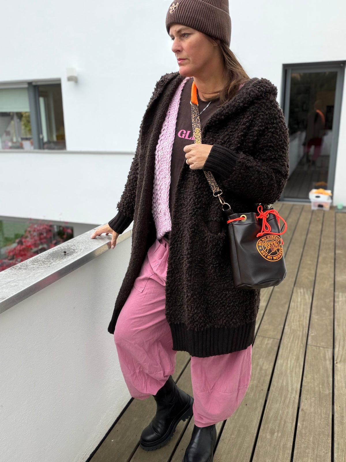 Strickjacke Schäfchenjacke Jacke Cardigan, 5 Farben