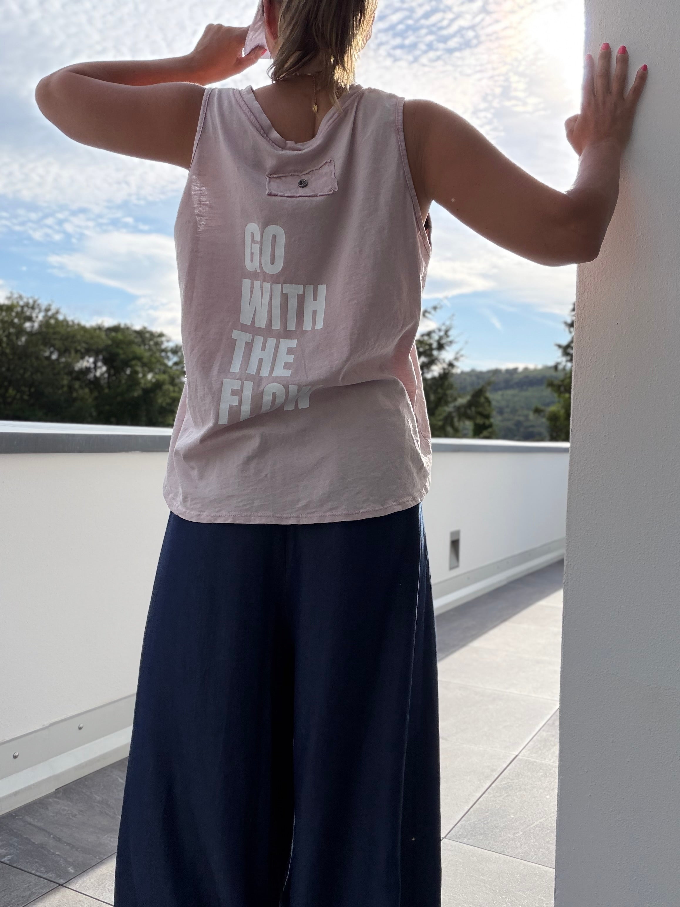 Oversize TOP GO WITH THE FLOW