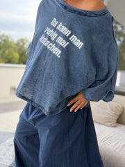 Oversize Shirt da kann man ruhig mal klatschen