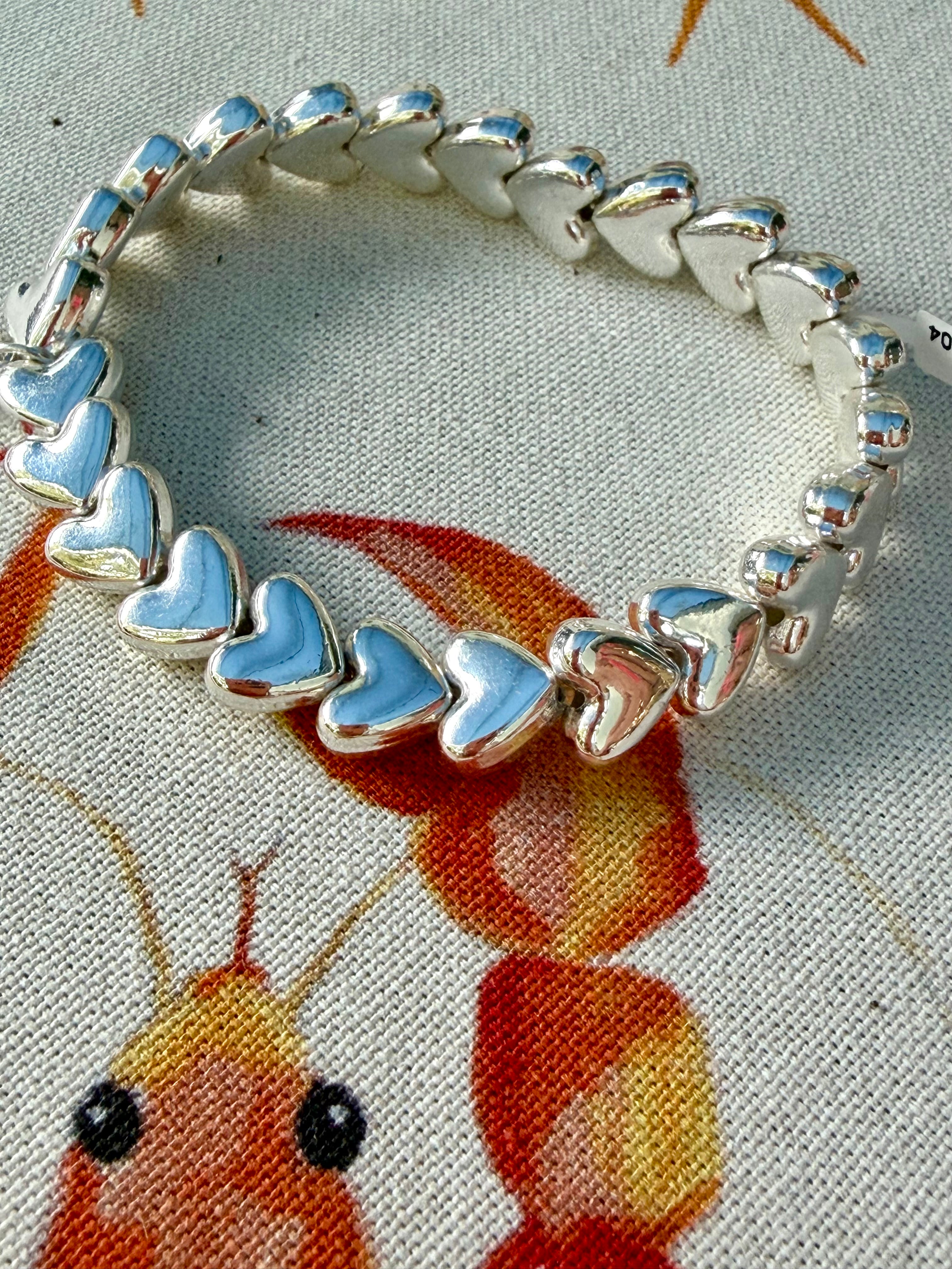 Elastisches Armband Herzchen
