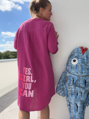 Musselin Tunika Meeresschildkröte Yes Girl you can