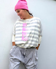 Pullover Strick und Streifen Go with the flow
