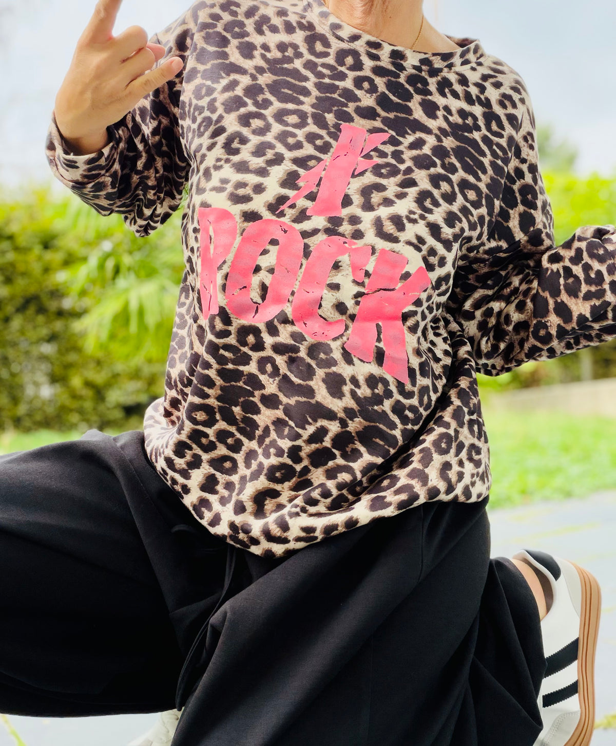 Oversize Leo Sweatshirt I rock