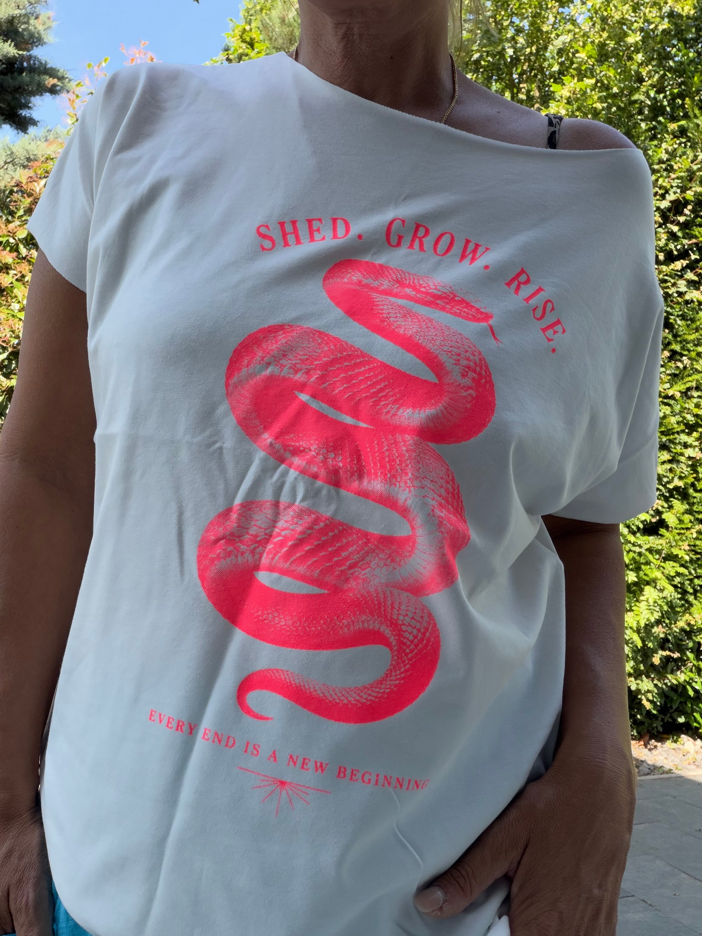 T-Shirt Schlange SHED GROW RISE