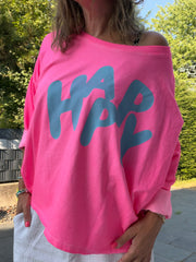 Lieblingsshirt NEON happy