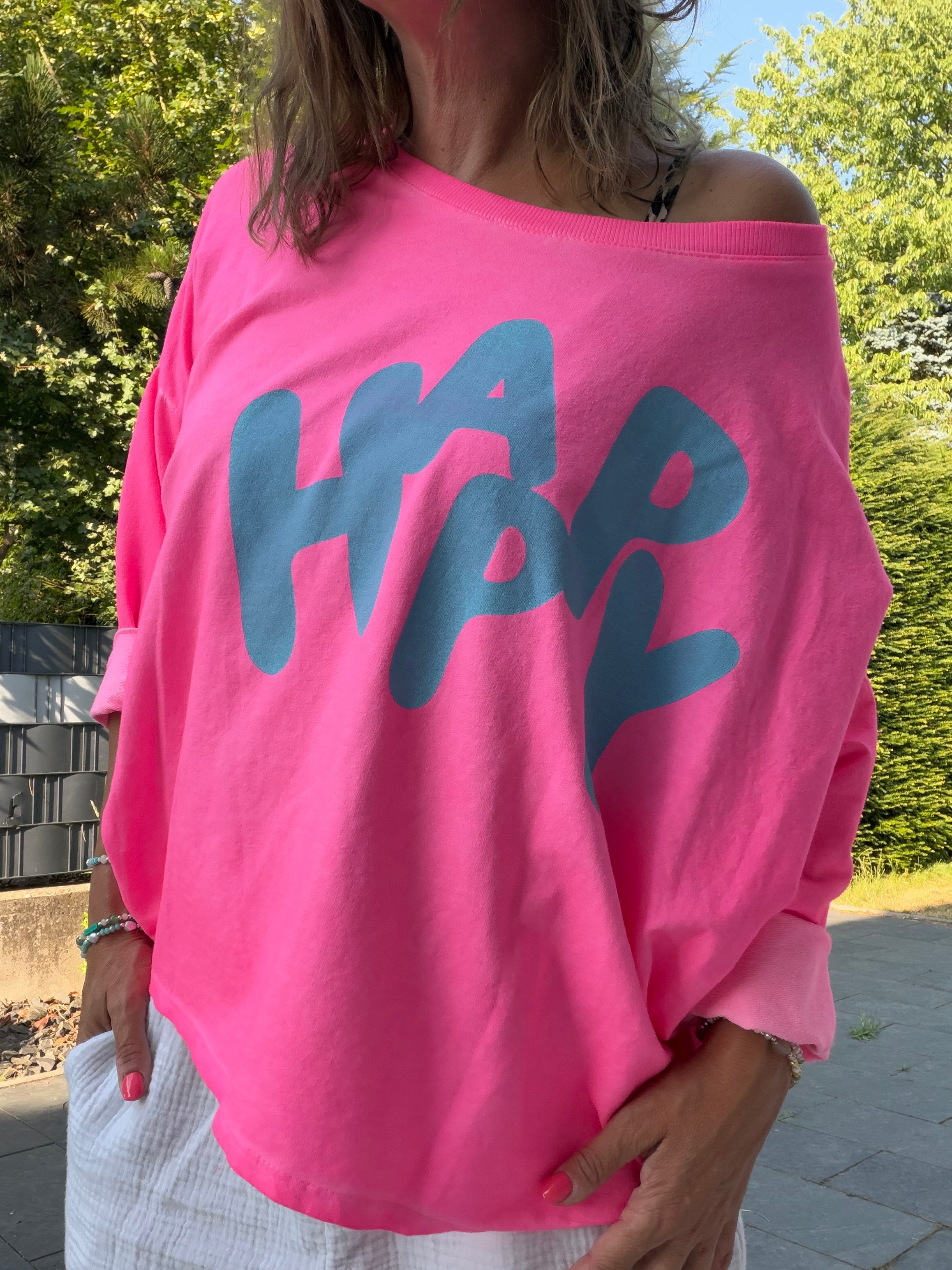 Lieblingsshirt NEON happy