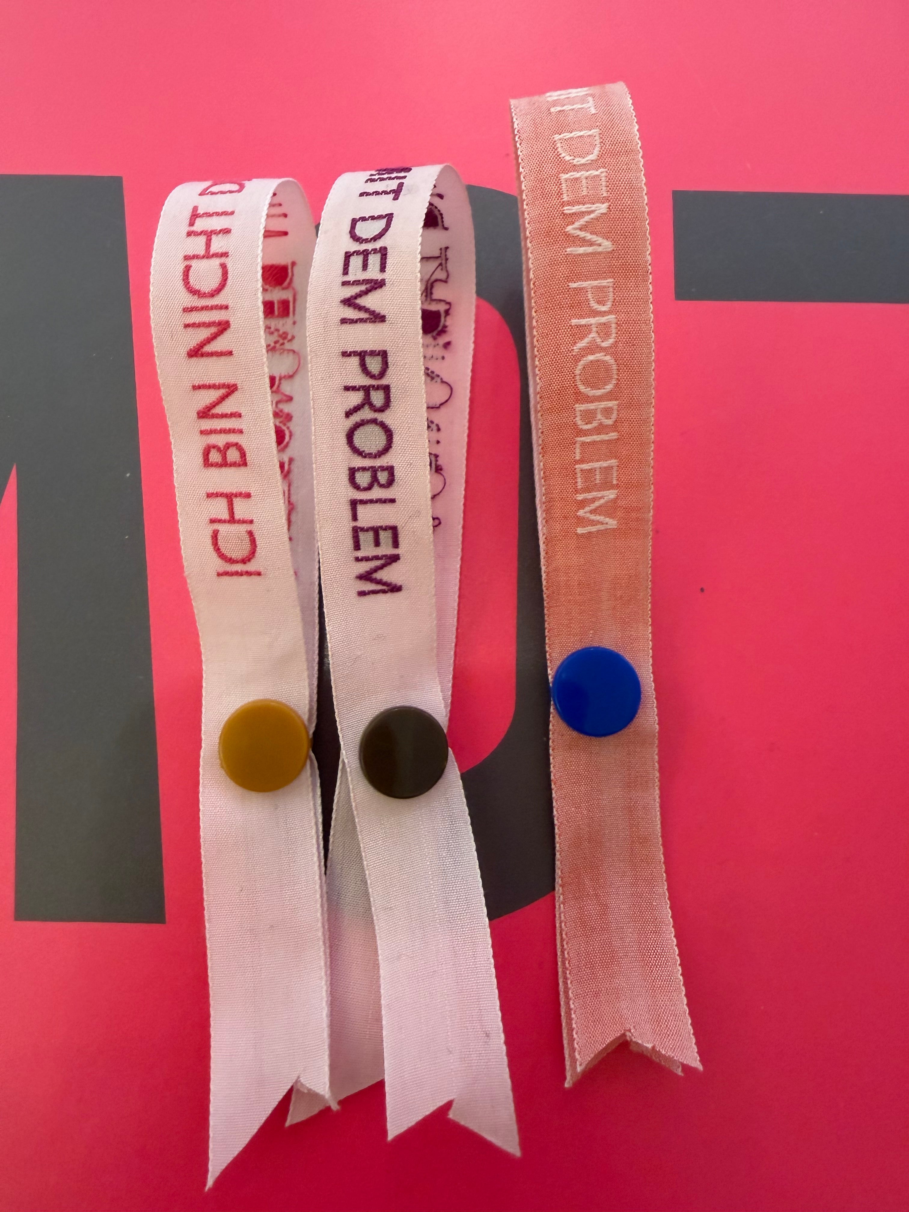 Armband ICH BIN NICHT DIE MIT DEM PROBLEM
