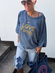 Oversize Shirt the LOVE family